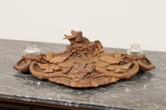 Black Forest Inkwell with Bird and Nest