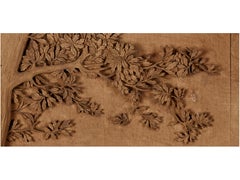 Black Forest Limewood Carved Panel, Cattle Scene