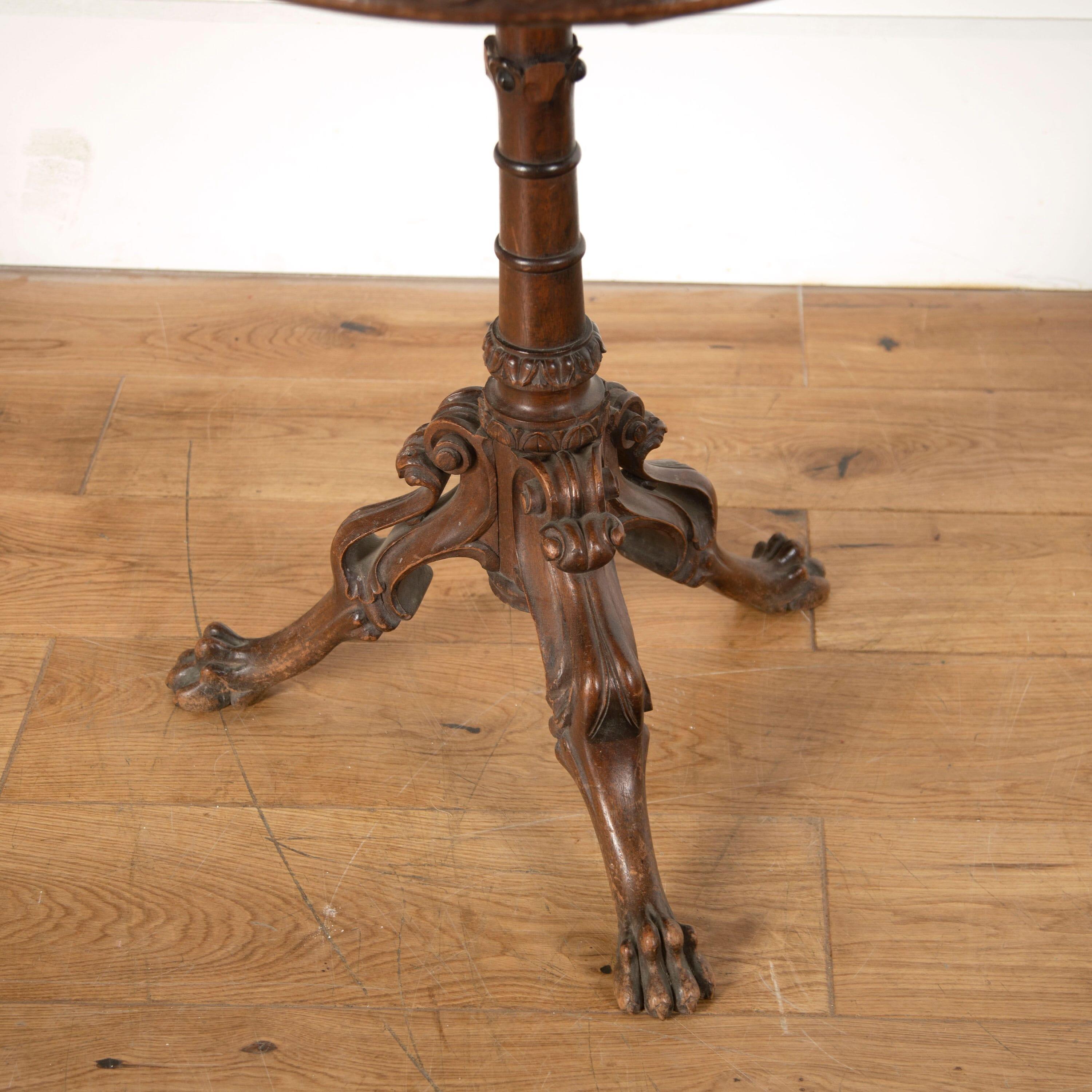 19th Century Black Forest Mahogany Planter For Sale