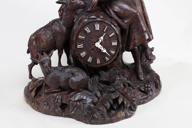 Black Forest mantel clock, German, circa 1890 For Sale at 1stDibs