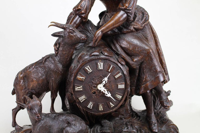 Black Forest mantel clock, German, circa 1890 For Sale at 1stDibs