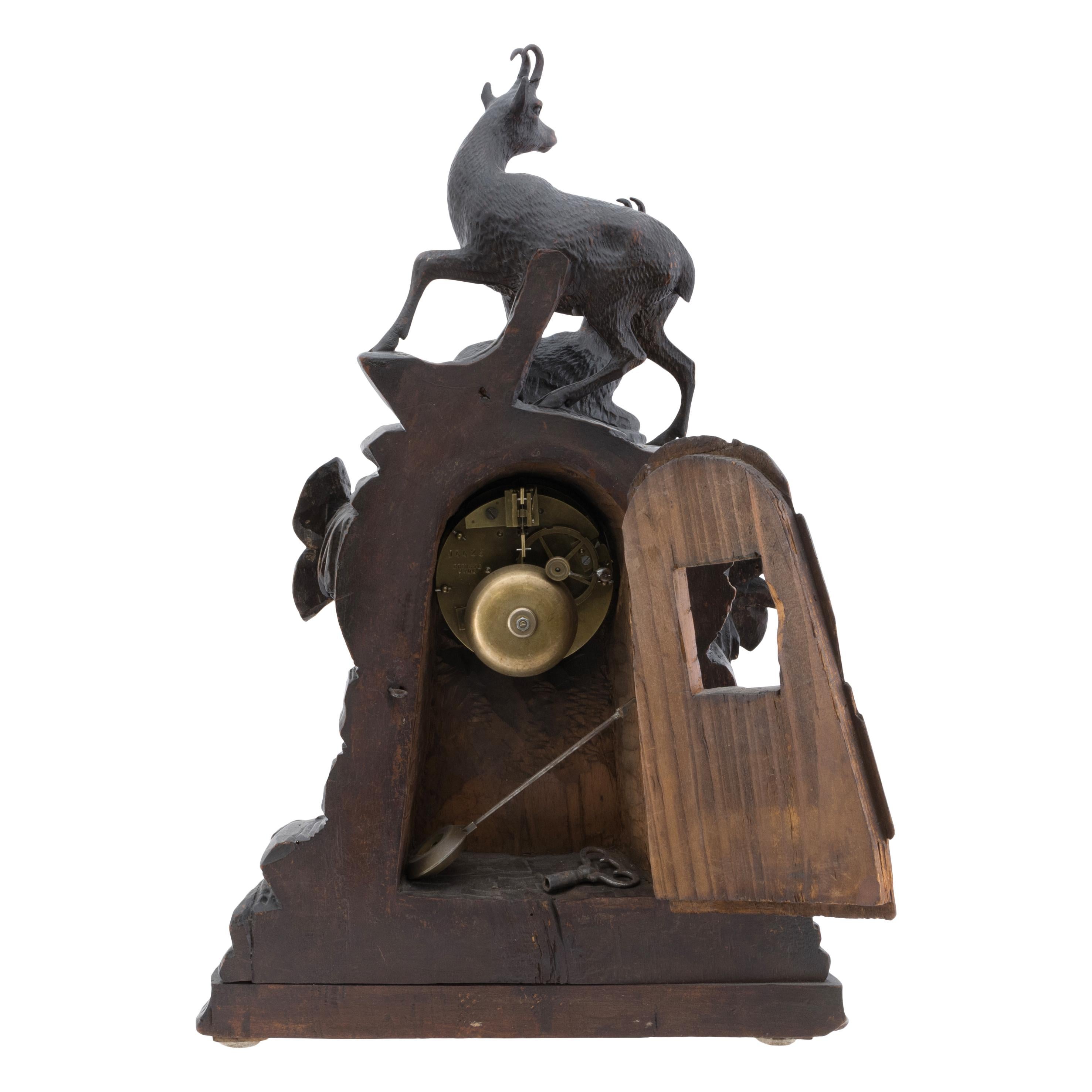 Black Forest Mantle Clock For Sale 1