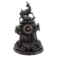 Antique Black Forest Mantle Clock