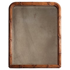 Black Forest Mirror in Lindenwood Hand Carved Tree Branches in the Folk Style