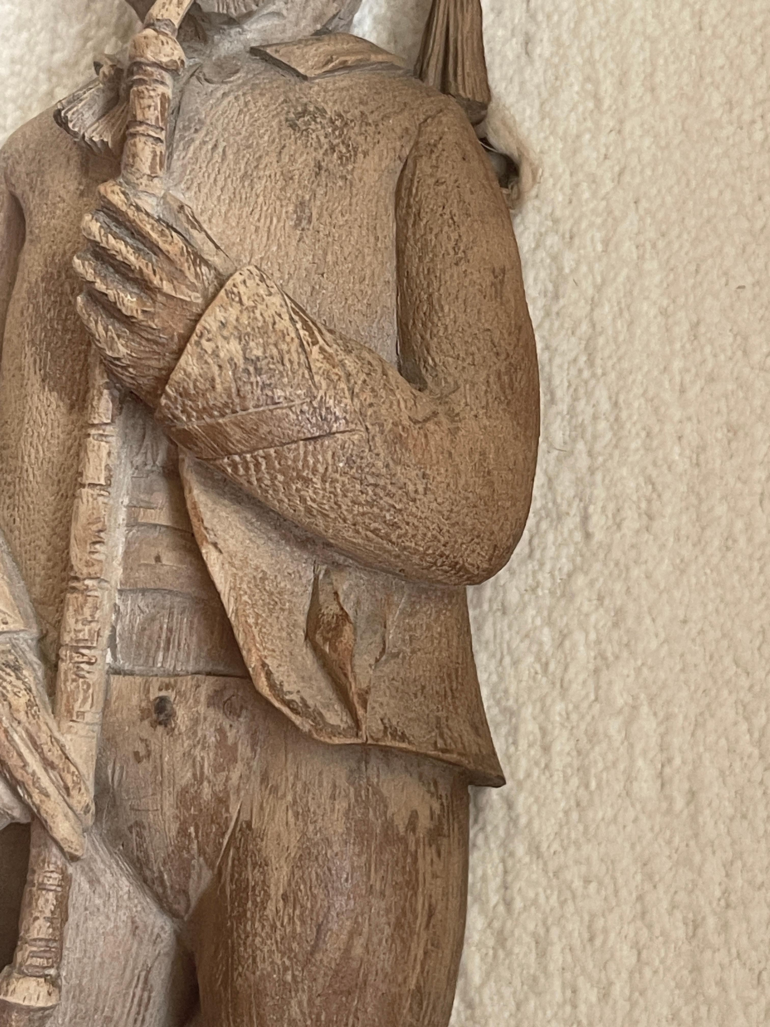 Fouet de singe Black Forest Wood Wood & Horn, C.1880 en vente 1