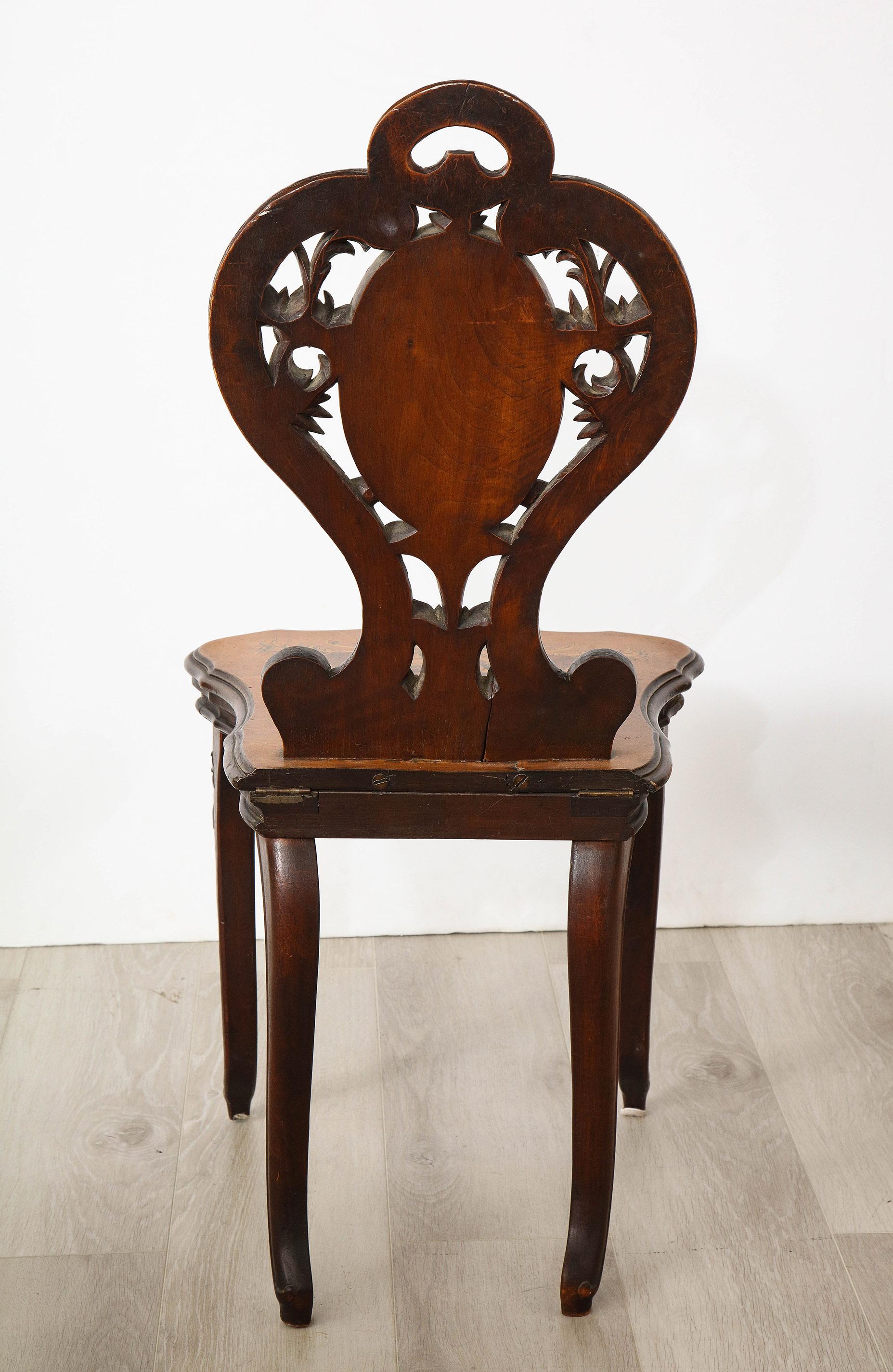 Black Forest Music Chair In Good Condition For Sale In New York, NY