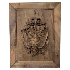 Black Forest Oak Wall Panel Bird Motif
