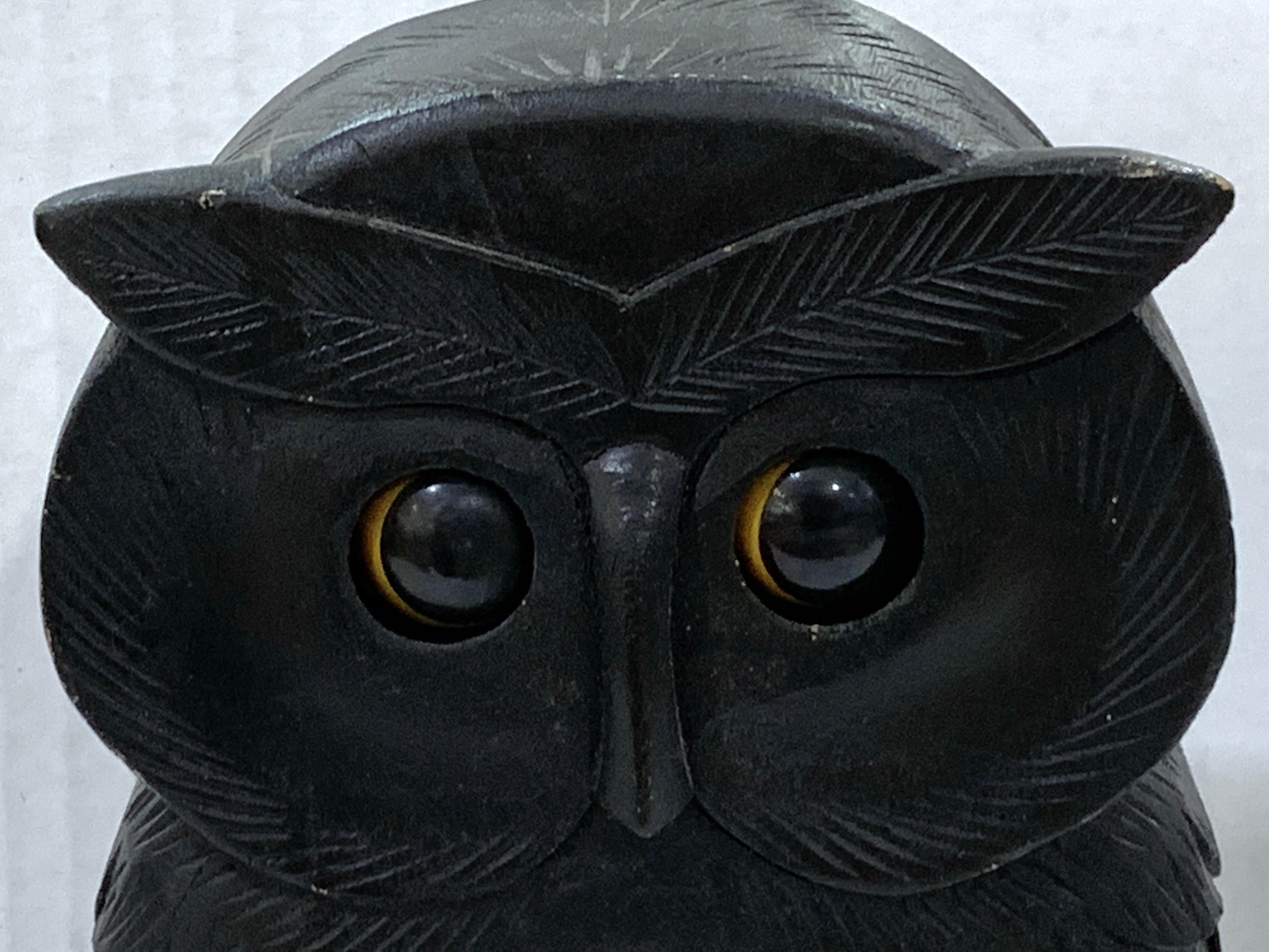owl clock moving eyes