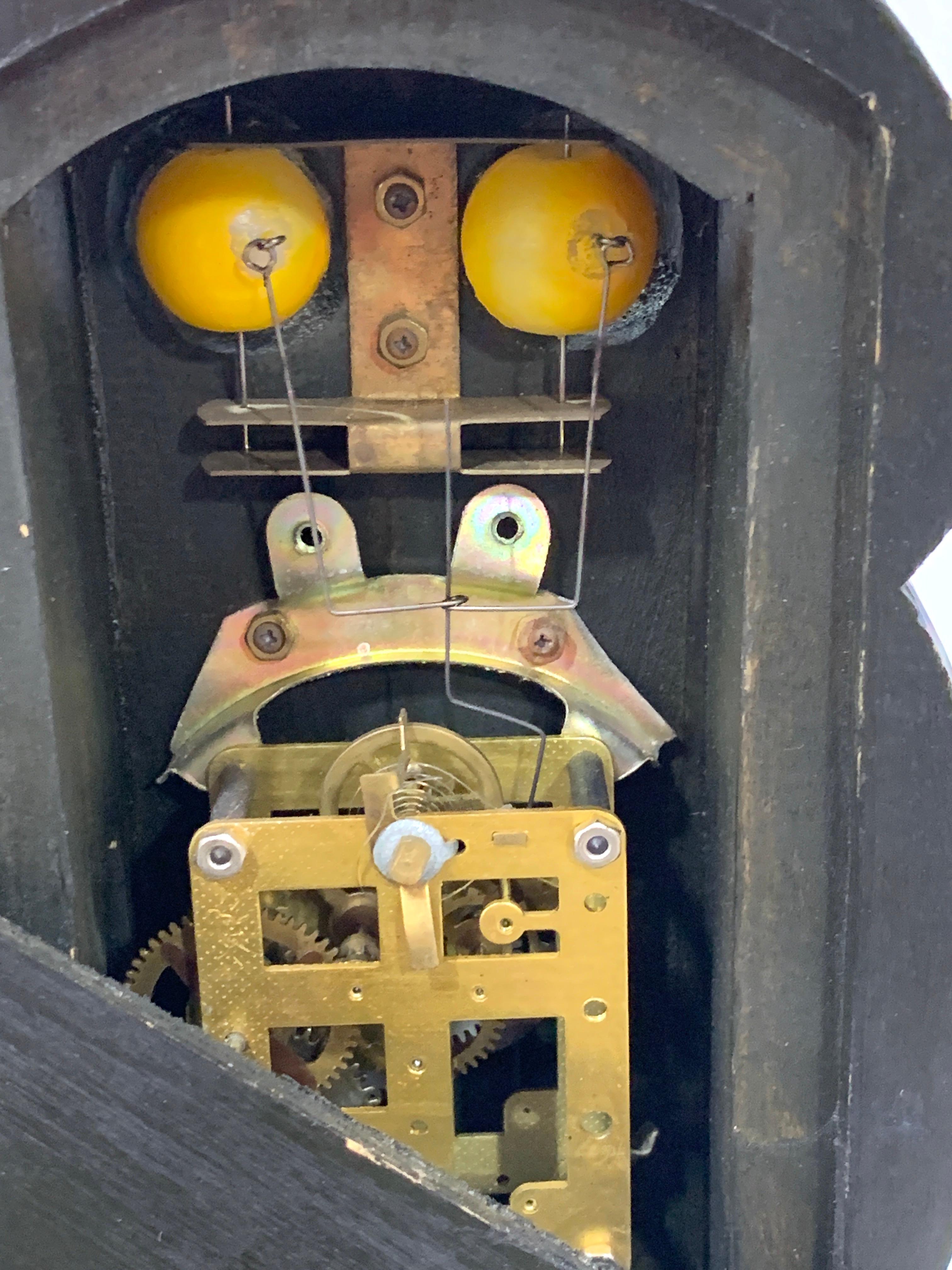 20th Century Black Forest Owl Clock, with Moving Eyes