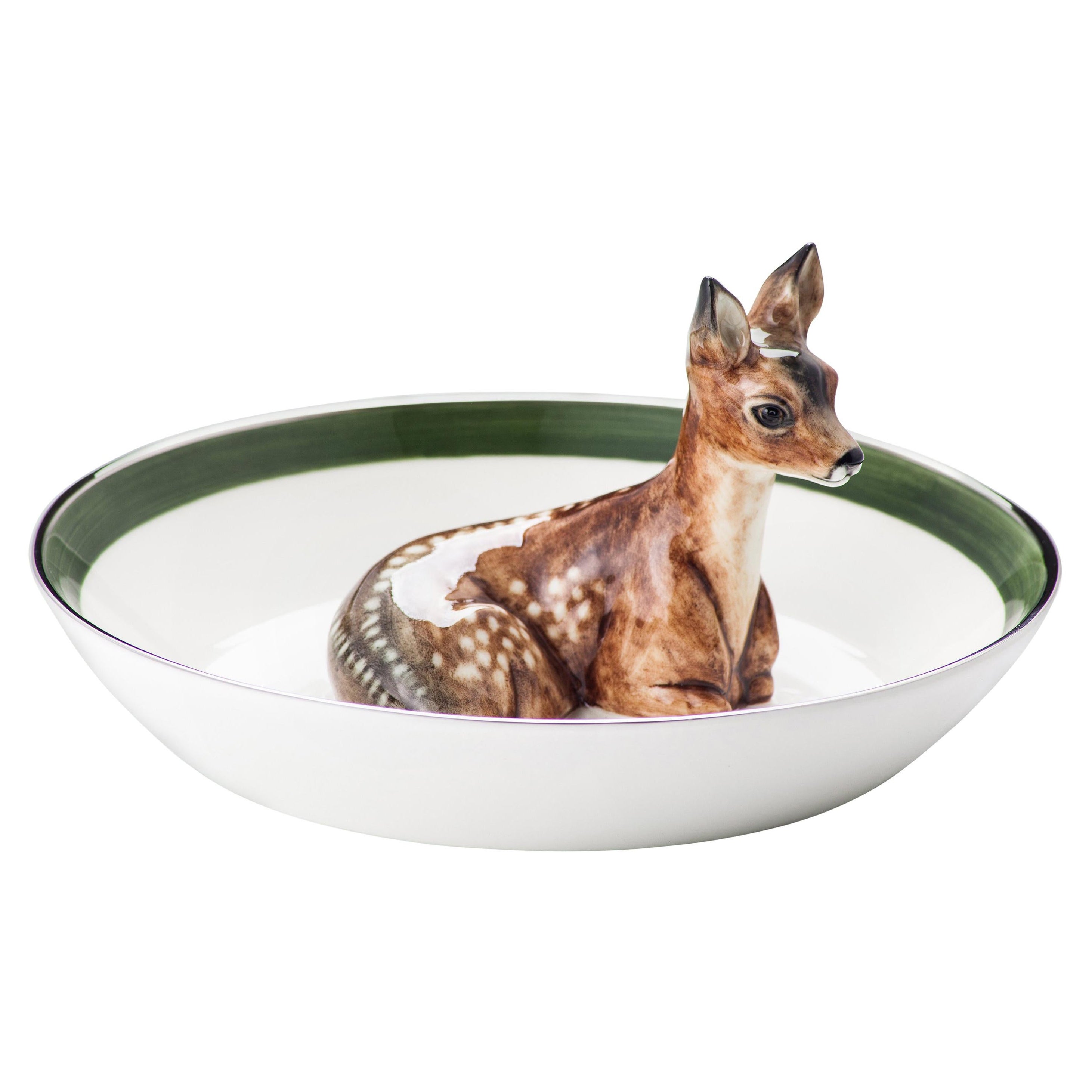 Bol en porcelaine de la Forêt-Noire avec figurine de Bambi Sofina Boutique Kitzbuehel