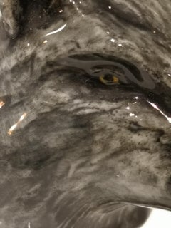 Black Forest Porcelain Bowl with Wild Boar Figure Sofina Boutique Kitzbuehel