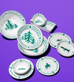 Black Forest Pottery Dish Hand-Painted Sofina Boutique Kitzbühel Austria