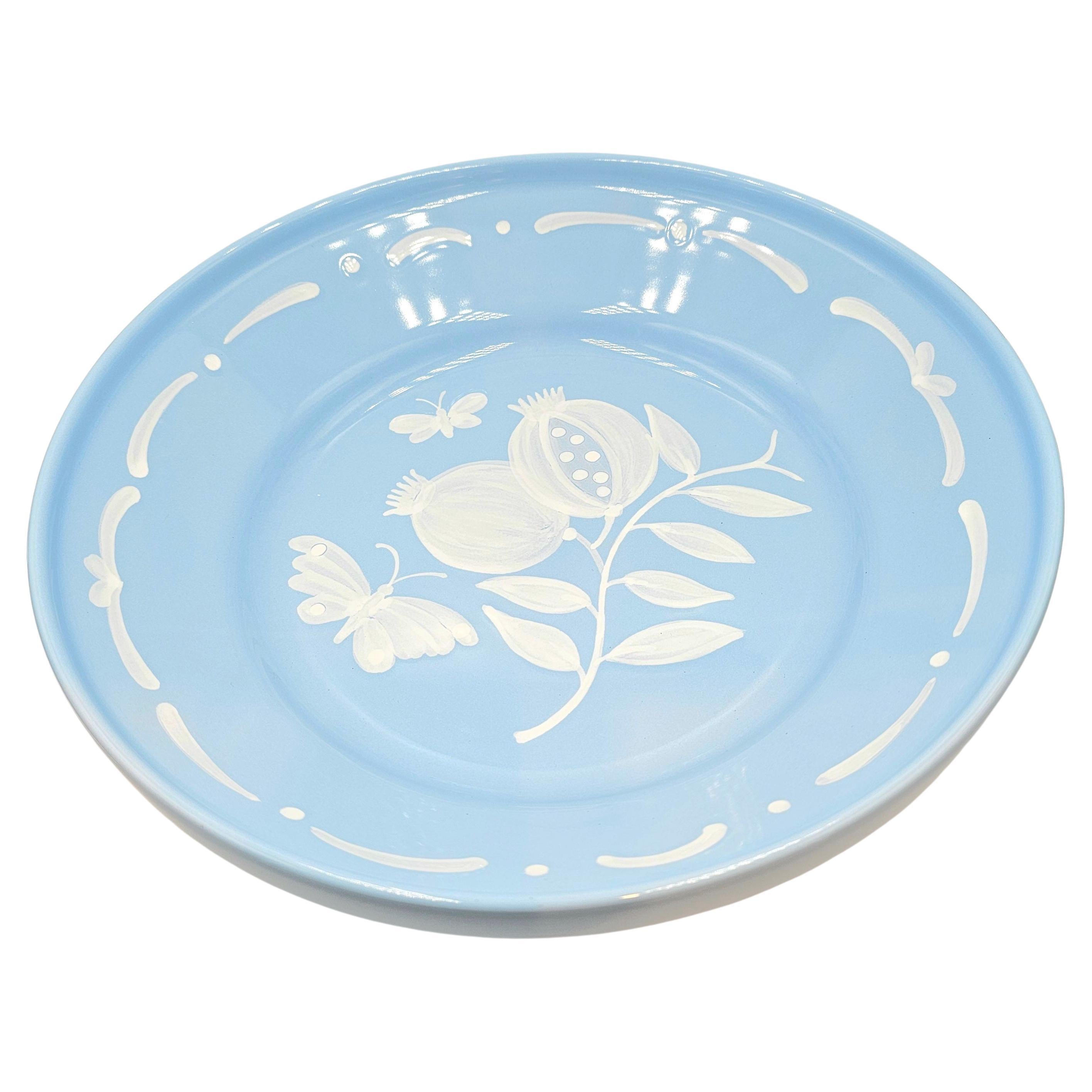 Piatto di ceramica in stile country dipinto a mano Sofina Boutique Kitzbühel Austria