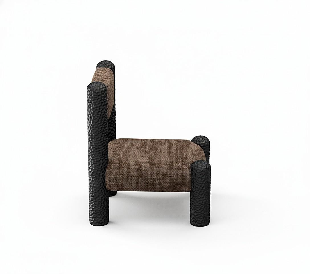 Black Forest Skulpturaler Sessel mit strukturiertem Gestell von Sidani Design (Moderne) im Angebot