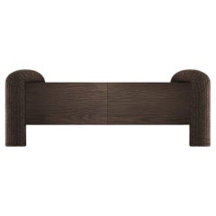 Black Forest Sculptural Sideboard with Hand-Carved Legs in Chocolate Oak