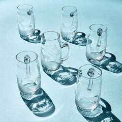 Black Forest Juego de Seis Vasos de Cerveza Soplados a Mano Sofina Boutique Kitzbuehel