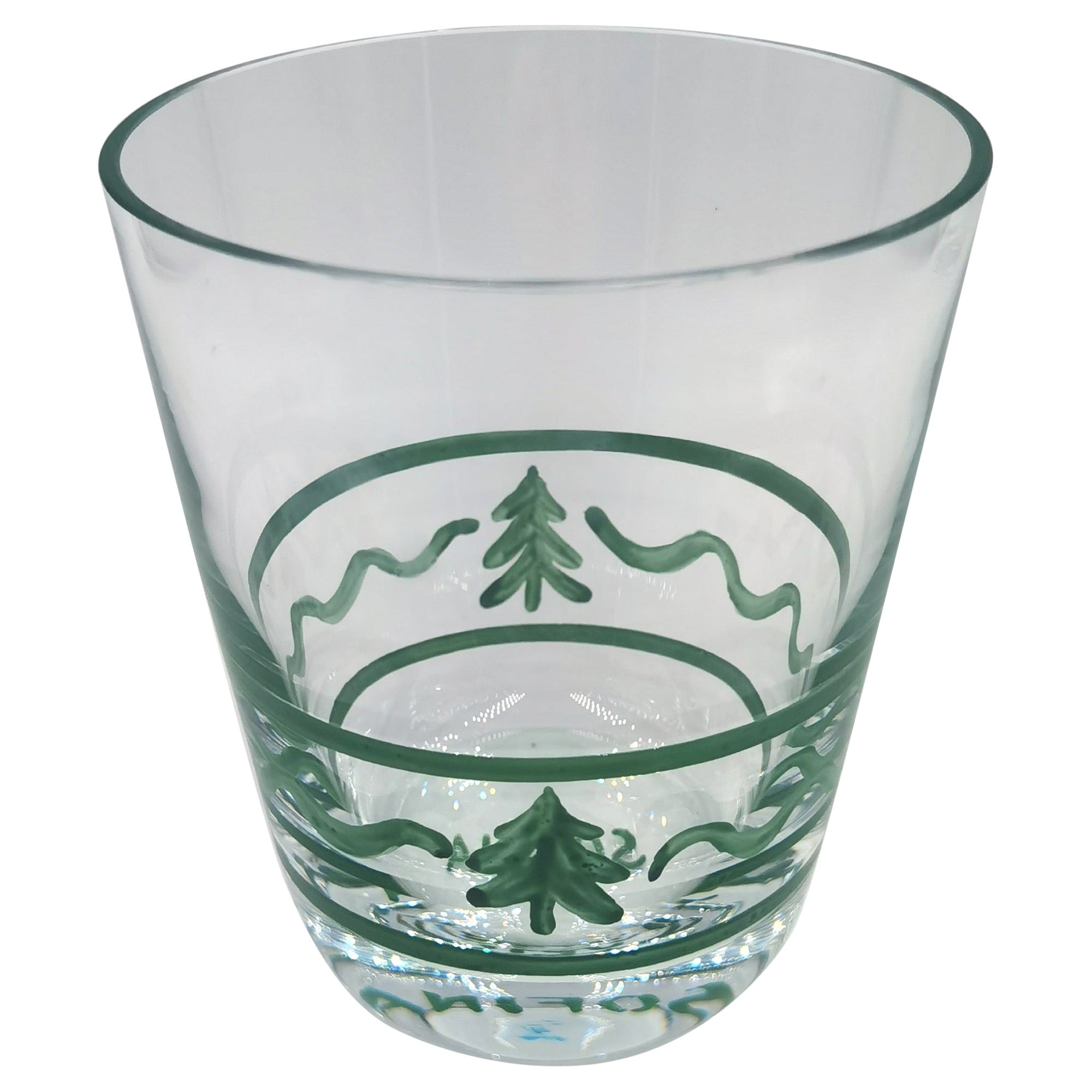 Black Forest Set of Six Hand Painted Crystal Tumbler Sofina Boutique Kitzbühel