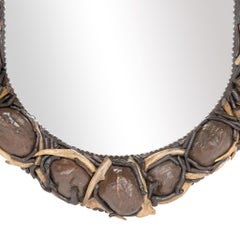 Black Forest Stil Geweih montiert Spiegel