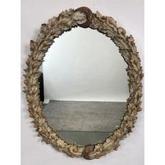 Black Forest Style Oval Oak Leaf & Acorn Mirror by Mirror Fair, Stephen Cavallo