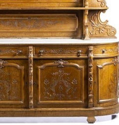 Buffet de style Forêt-Noire avec partie surélevée - XIXe siècle