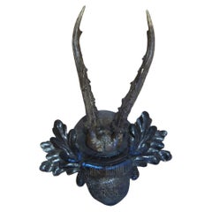Taxidermia Black Forest, ciervo antiguo, 1888