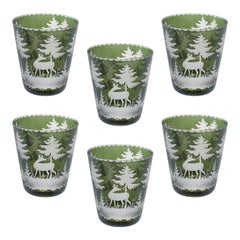 Black Forest Tumbler Green Crystal Hunting Decor Sofina Boutique Kitzbuehel