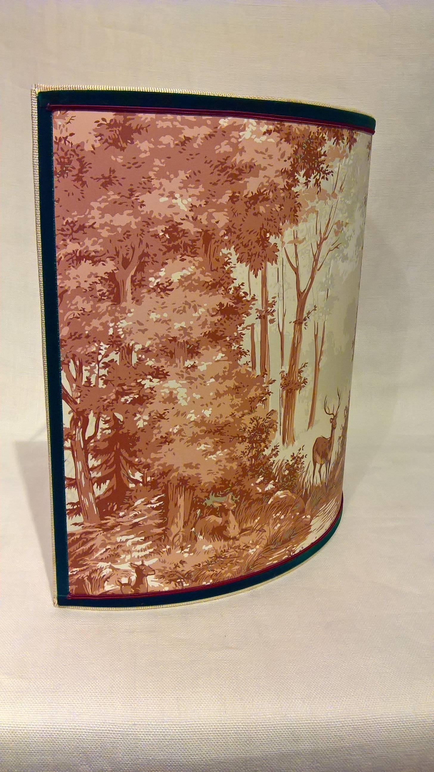 hunting scene lampshade