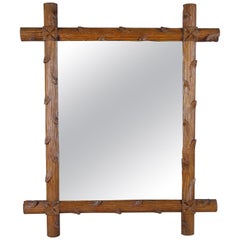 Black Forest Wall Mirror, Austria, circa 1880