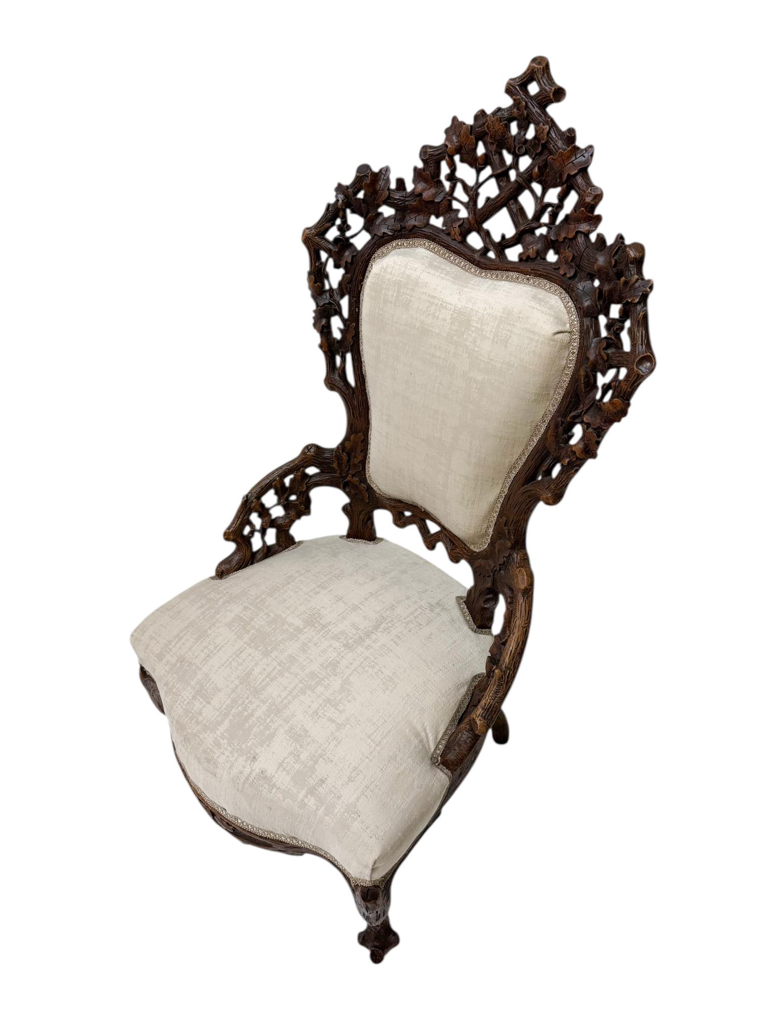 Sillón o silla de lectura de nogal Black Forest de Matthijs Horrix para Horrix Holandés en venta