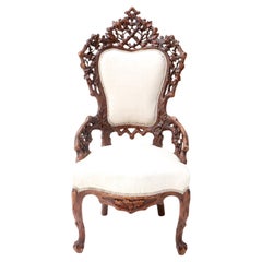 Used Black Forest Walnut Armchair or Reading Chair by Matthijs Horrix for Horrix