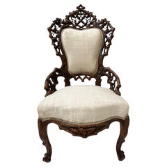 Black Forest Walnut Armchair or Reading Chair by Matthijs Horrix for Horrix