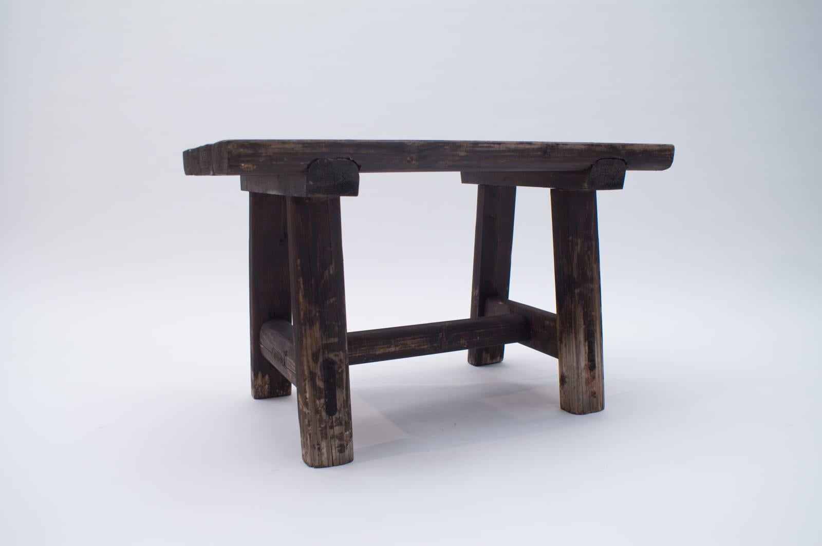 Black Forest Wooden Bench, 1930s-1940s Germany In Good Condition In Nürnberg, Bayern