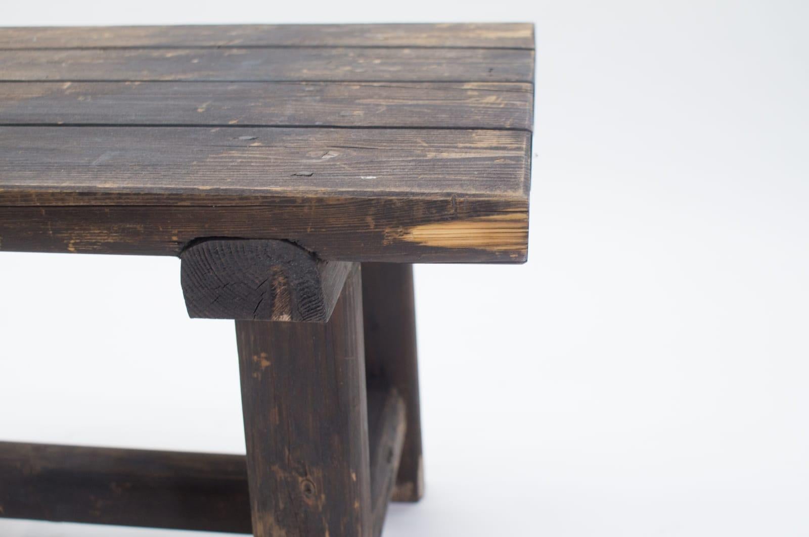 Black Forest Wooden Bench, 1930s-1940s Germany 2