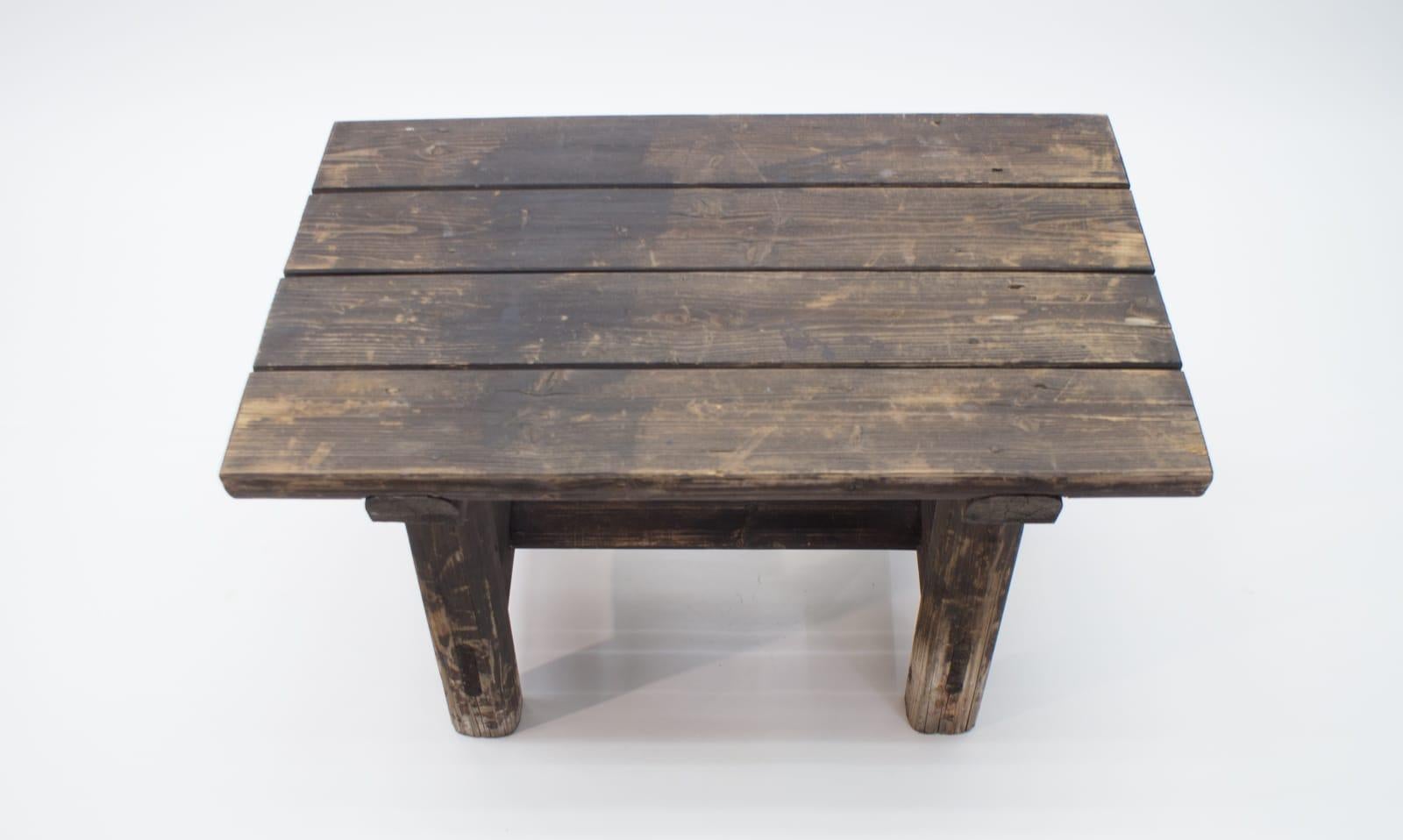 Black Forest Wooden Bench, 1930s-1940s Germany 3