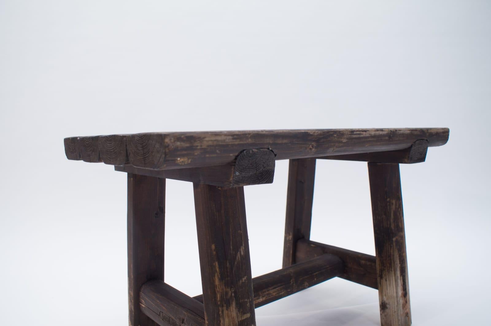 Black Forest Wooden Bench, 1930s-1940s Germany 4