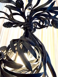 Black Forest Wrought Iron Hanging Light Fixture