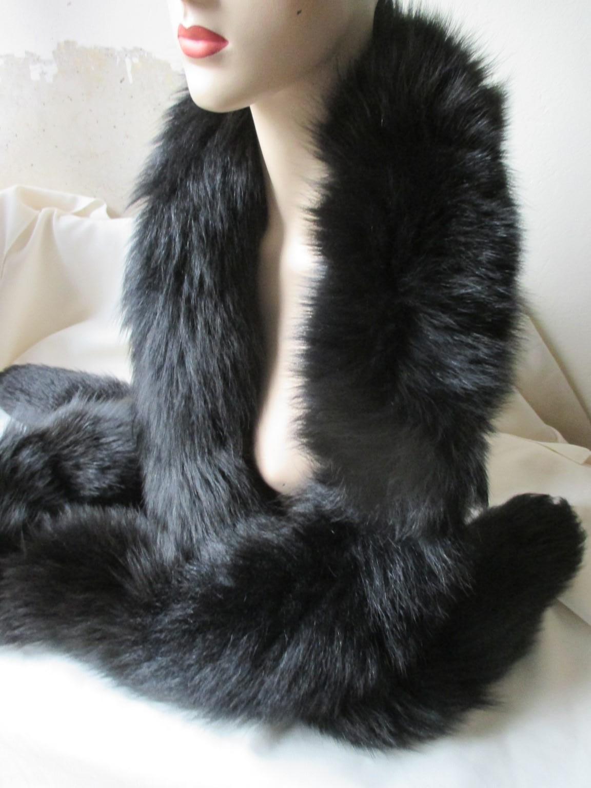 black fox coat