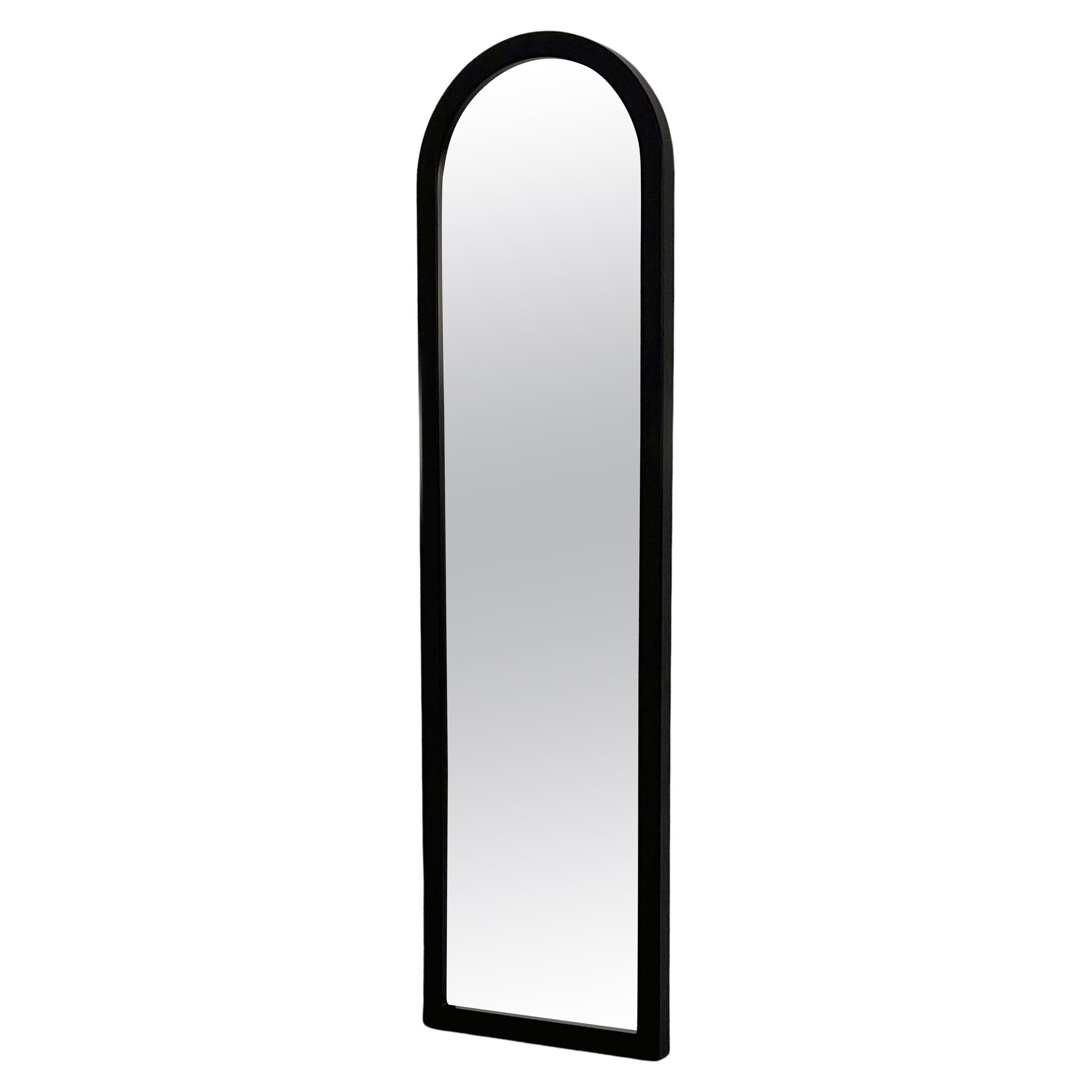 Black Frame Mirror by Anna Castelli Ferrieri for Kartell, 1980s