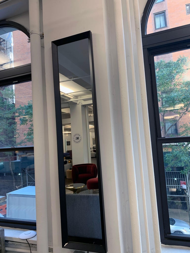 Black Frame Wall Mirror For Sale at 1stDibs