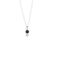 Black Freshwater Pearl Encased in Silver .925 Sterling Silver Necklace