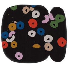 Black Fruti Rug, Large by Chuch Estudio