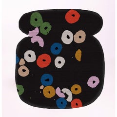 Black Fruti Rug, Small by Chuch Estudio