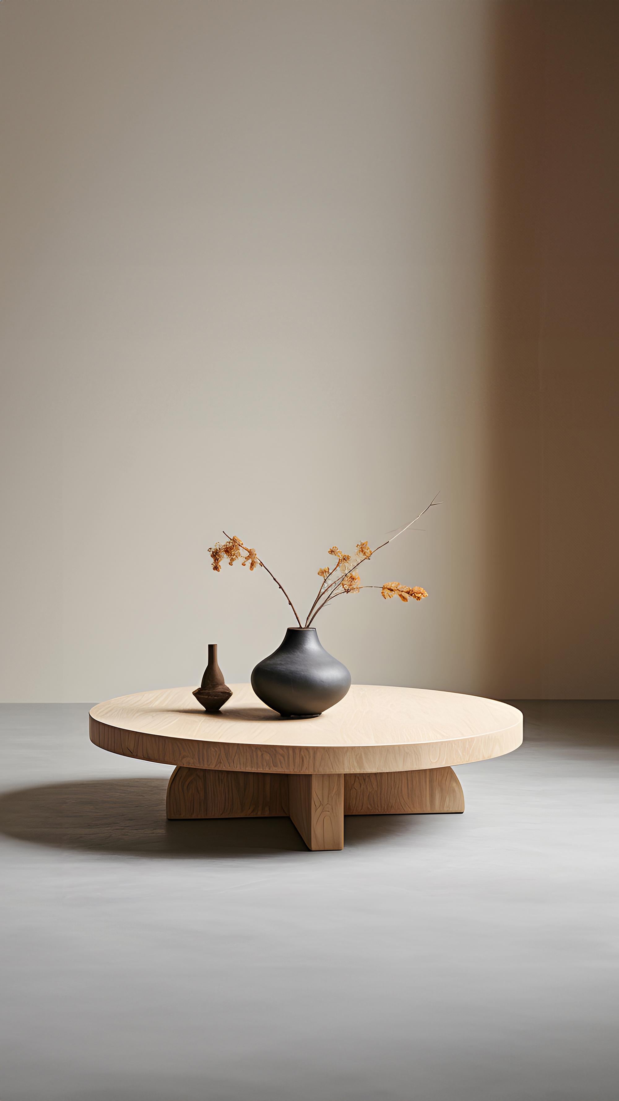 Schwarzer Fundamenta Abstrakter Tisch 57 Contemporary Oak Design by NONO (Hartholz) im Angebot