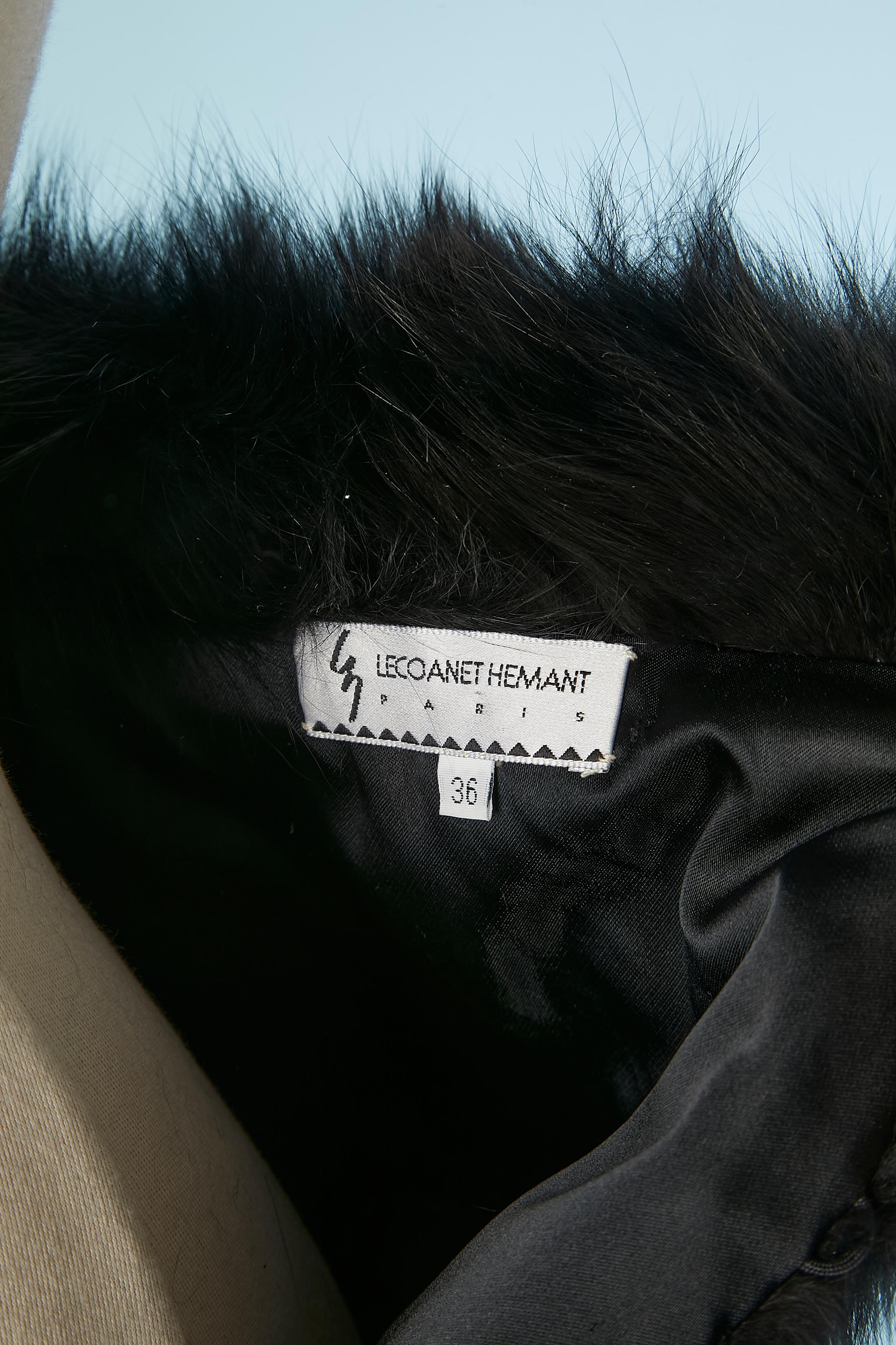 Black furs skirt Lecoanet Hémant  For Sale 1