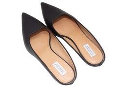 Mules in pelle con punta nera Gabriela Hearst