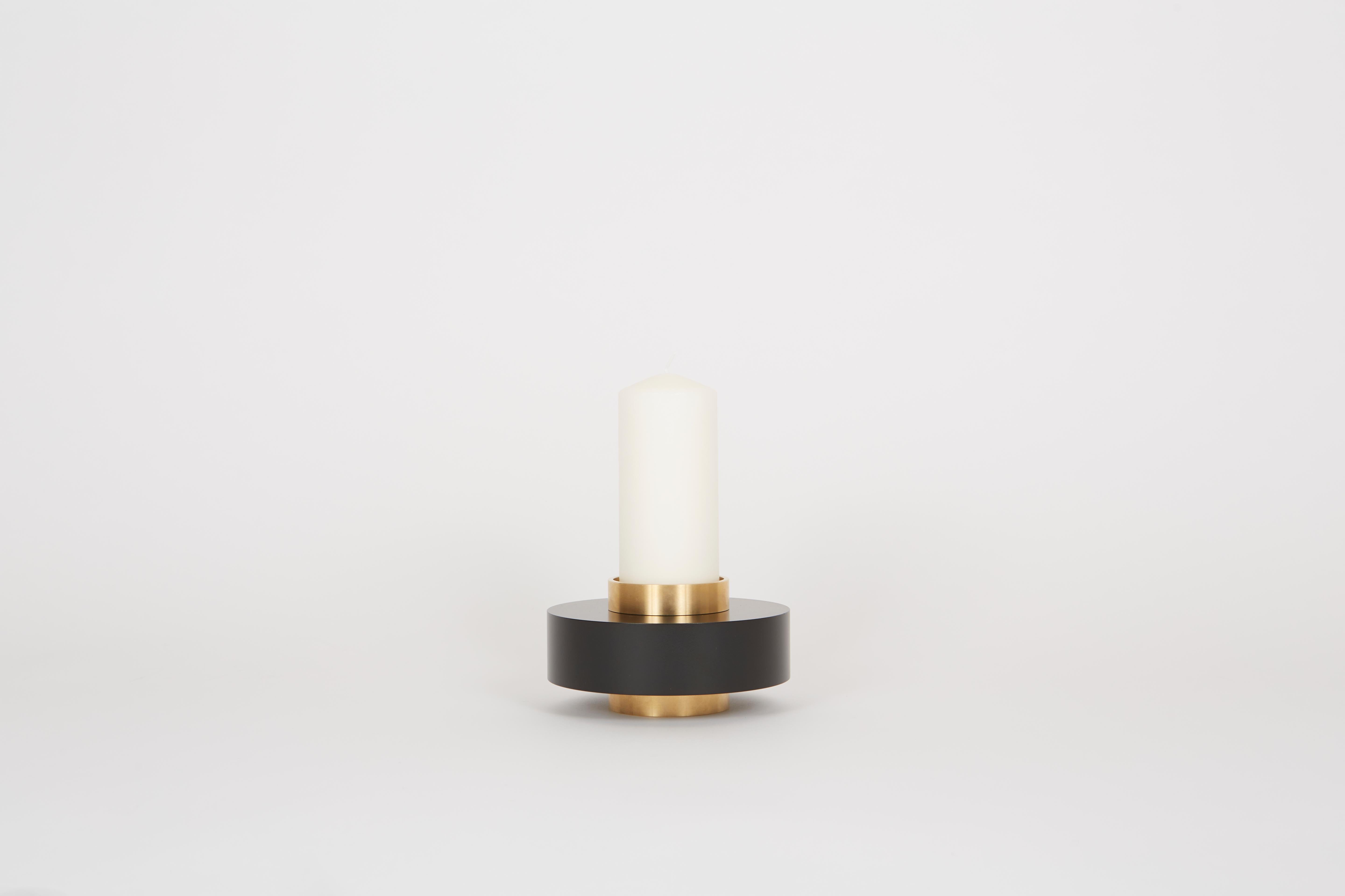 The iconic candle holders are created in our workshop in Paris from materials such as brass and solid aluminum.