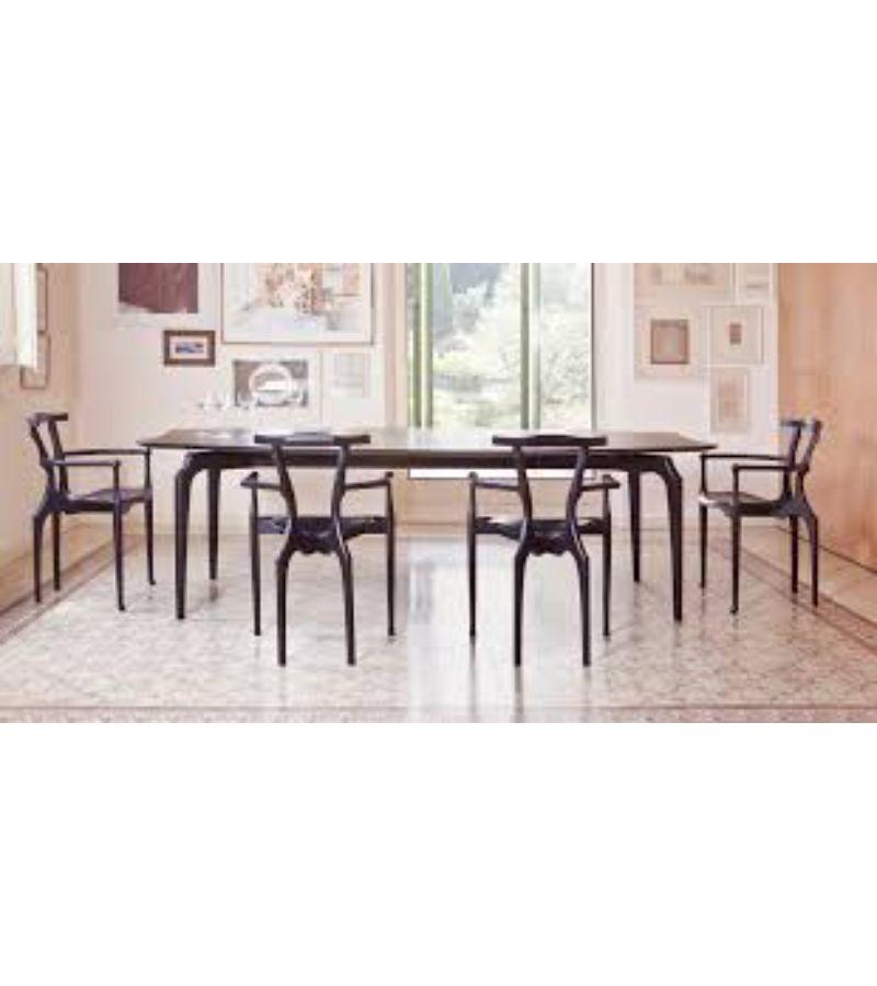 Spanish Black Gaulino Table by Oscar Tusquets For Sale