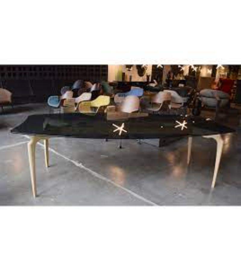 Lacquered Black Gaulino Table by Oscar Tusquets For Sale
