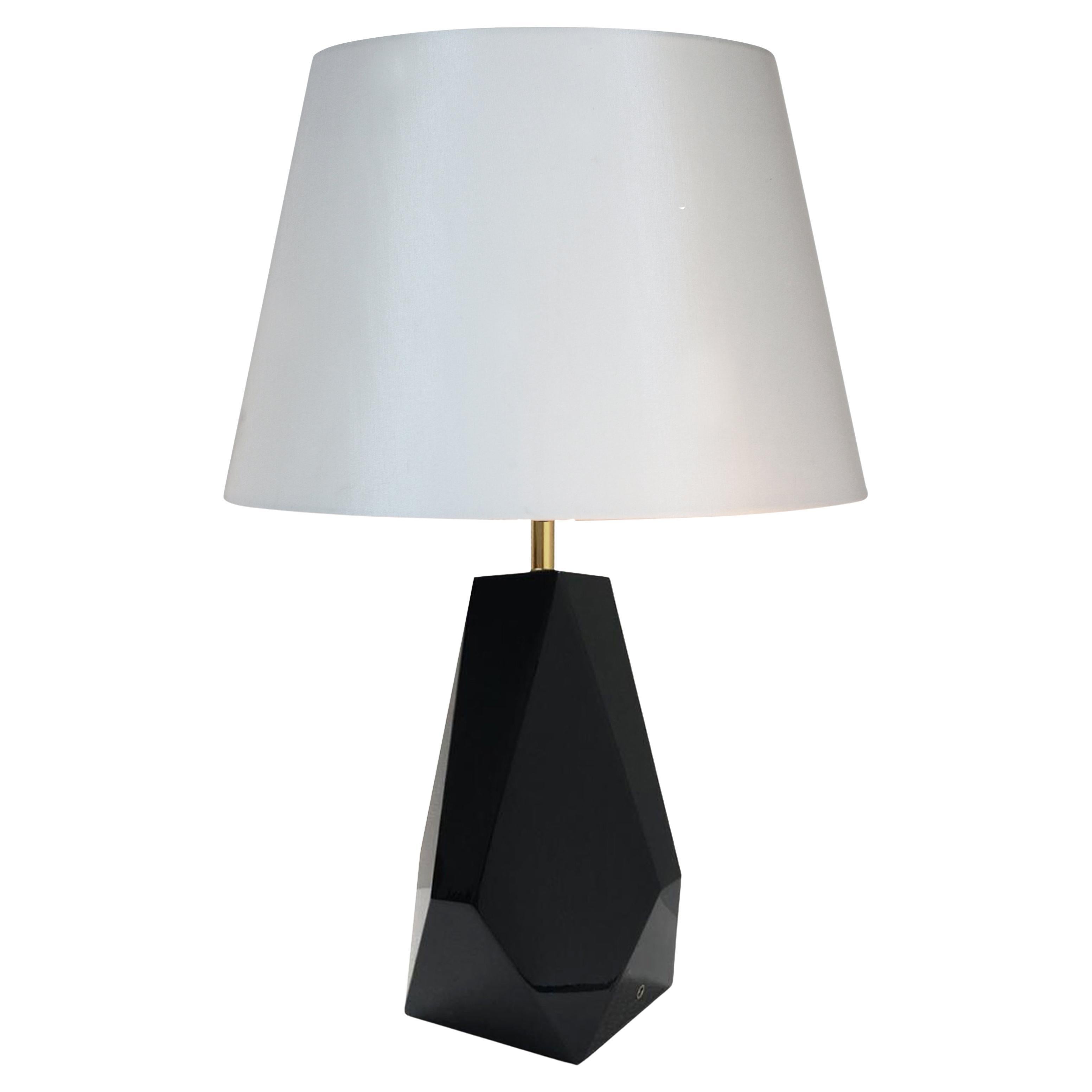 Lampada da tavolo Gea nera di G.Luce