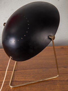 Black Gerald Thurston Cricket Lamp for Lightolier